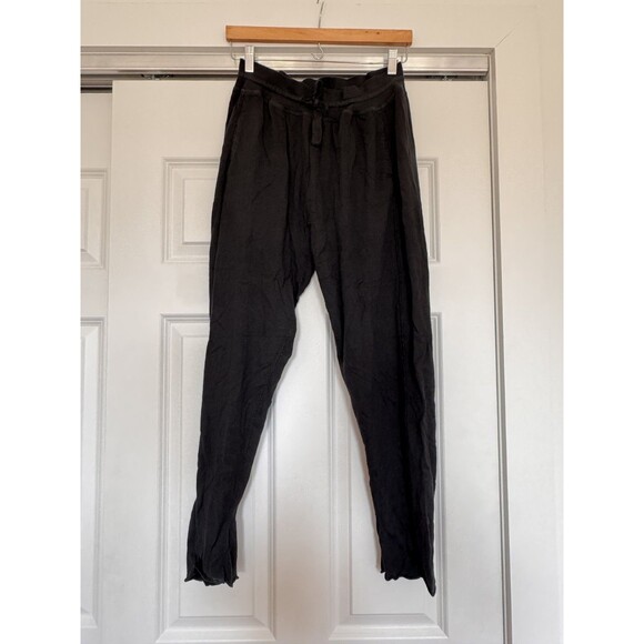 Transit Mens S Black Drawstring Silk Cashmere Knit Sweatpants Italy Old Money - Picture 1 of 12
